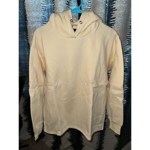 NWT Homme Femme Cream Hoodie size S
